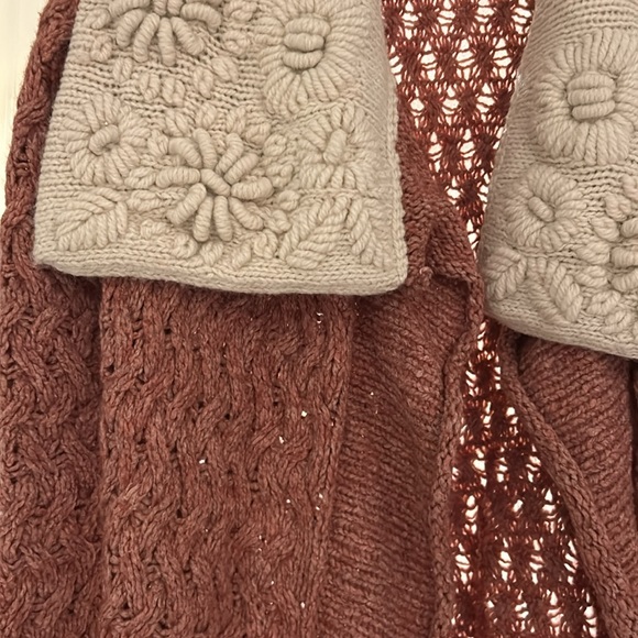 STUNNING Anthropologie Knitted & Knotted Cardigan - Picture 4 of 7